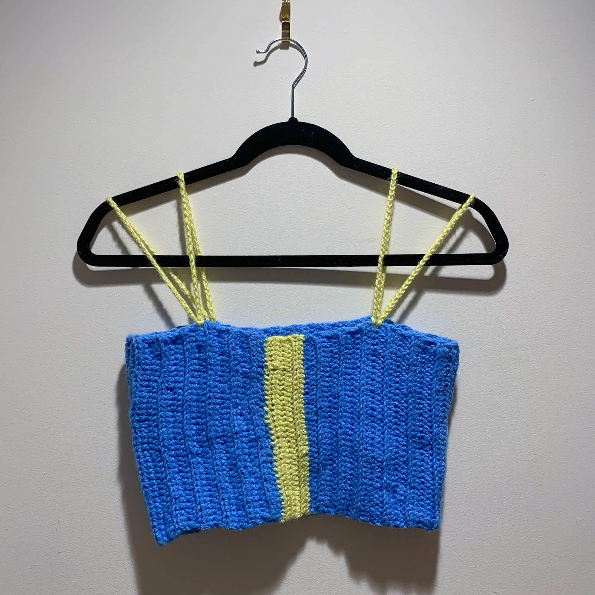 Back of Blue Tank Top