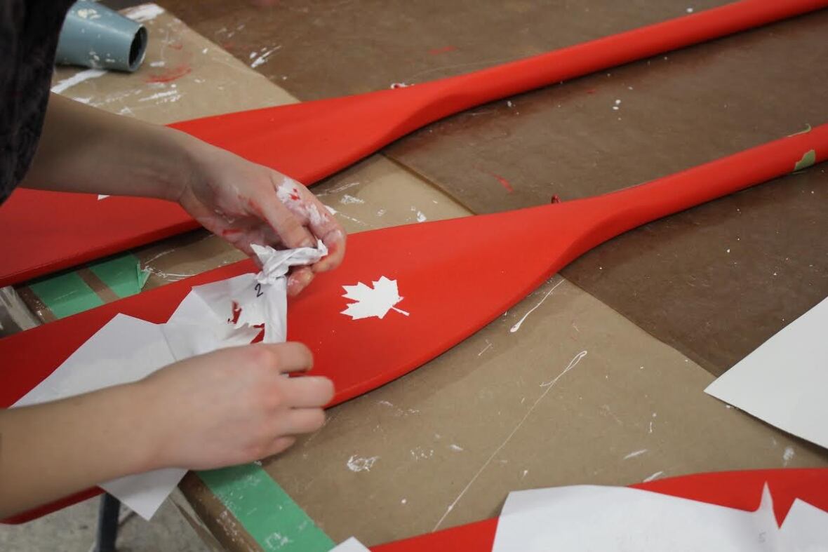 Painting the Paddles